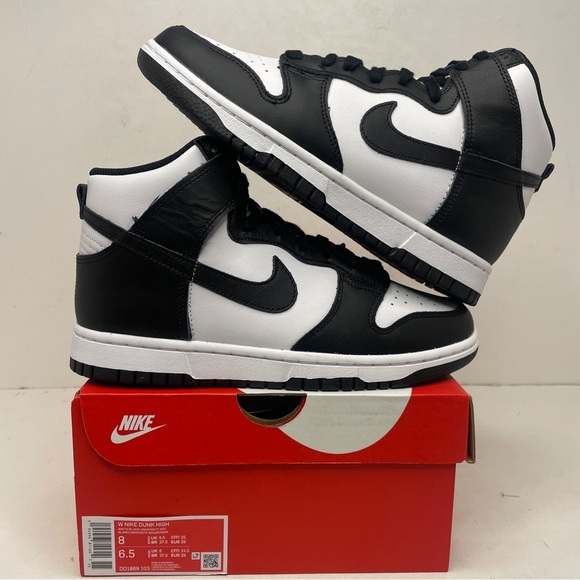 Nike Dunk High WMNS “Panda/Black White” 2023
